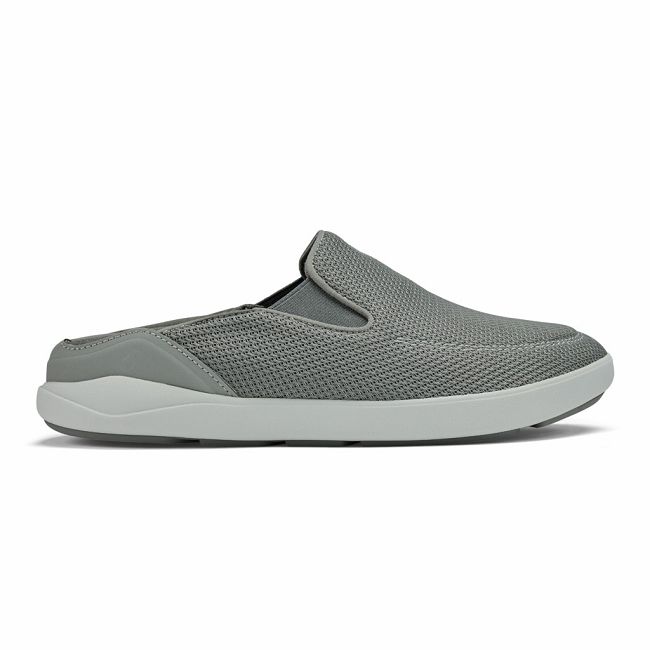 Olukai Men's Nohea Pae Slip On Shoe - Fog US305-482